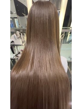 エアー 銀座タワー(AIR) プレミアムケアカラー/髪質改善/ツヤ髪スタイル【榛葉】