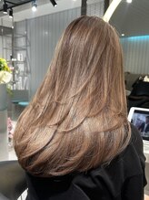 ロンドミラー 博多店(Lond Mirror) レイヤーカット小顔に見せるヘア黒髪カタログ髪質改善福岡博多