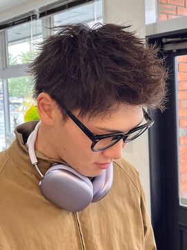 エトワールプラス 熊本 スパイキーショート 短髪 メンズカット メンズパーマ