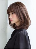 ★暗めカラーグランマッシュフェイスフレーミングデザインカラー