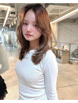 フェブ(fev) 【fev_momo】long layer cut