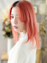 カバーヘア ブリス 北浦和(COVER HAIR bliss)&nbsp;アプリコットオレンジ姫カットレイヤーウルフc7北浦和10代20代