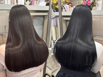 ディプティモイラ(dipty MOILA)の写真/【TVでも話題のミネコラ×キラ水☆】ミネコラTrに相性の良いキラ水を使い、より効果up!!１本１本が潤う髪に