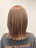 エムタニグチイプセ(M.TANIGUCHI ipse)&nbsp;切りっぱなしボブ×ミルクティーベージュ