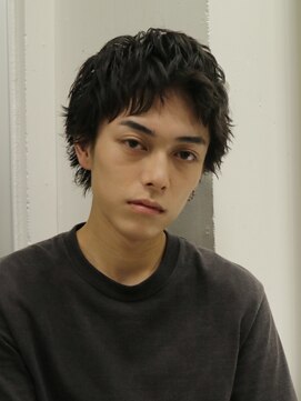 バイフィフス 原宿/表参道(by fifth) ラフな質感の無造作パーマ×スパイキーショートスタイル