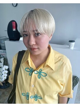 スーパーシーン(SUPER SCENE) くびれヘア/アプリコットオレンジ/ハイライトカラー/宜野湾