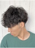 メンズ/波巻きパーマ