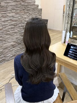 ヘア カンパニー トワ 千葉店(TOWA) 千葉/千葉駅/ダブルカラー/オリーブグレー/黒髪/ヘッドスパ