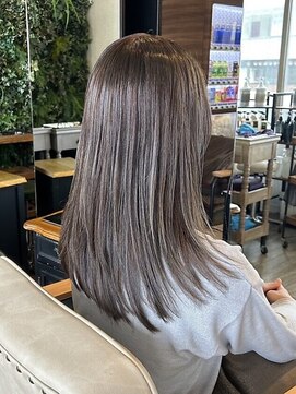 インデペンデンス(independence) 【四条烏丸】ブリーチなしオリーブグレージュ×レイヤー