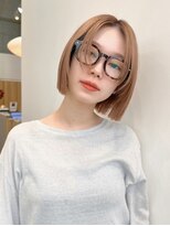 ジーナ 渋谷神南(Zina)&nbsp;《ナチュラルベージュとぱつっとボブ》