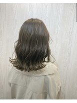 TELA HAIR 石岡店【テーラヘアー】【4月15日NEW OPEN（予定）】 &nbsp;波巻ウェーブ×オリーブグレージュ【TELA HAIR 石岡】
