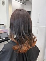 アライブ ハラジュク(ALIVE harajuku)&nbsp;ブリーチインナーバレイヤージュグラデーションカラー夕貴