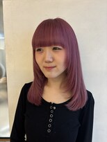 ポート 蕨(PORT)&nbsp;ミディアムレイヤー×ピンクパープル【高岩美季】