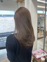 エル バイ ホーム(L by HOME)&nbsp;creamy beige ワンカール Cカールレイヤーカット