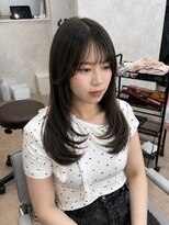 シエテ 津田沼(Siete)&nbsp;ダークパープル/ナチュラルショート/夏のヘアアレンジ/津田沼