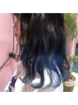 フィッシュ(fish) gradation × deep blue