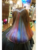 レイブ アクション アンド ヘアー 北千住店(rave Action and Hair)&nbsp;インナーカラーマニパニパラダイス