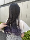 ＊裾カラーパープルラベンダー！グラデーション毛先カラー紫