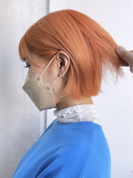 アミヘアーサプライ(AMI Hair Supply) オレンジカラー/デザインカラー/ダブルカラー/似合わせカット