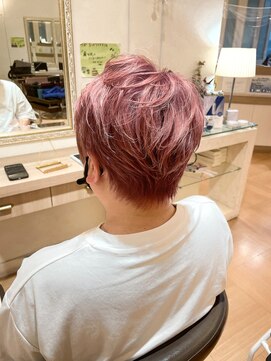 ピーディーフィノ 大通(PD fino) メンズピンクショート