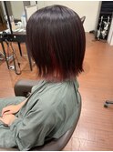 インナーカラー レッド