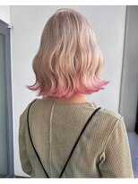 アルティナ(artina)&nbsp;ピンクブロンド_波巻き_バイカラー_