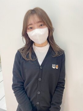 ギグスダブル 栄店(gigs double) アーモンドベージュ/ミディアム