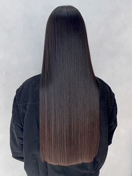 アルバム 池袋(ALBUM) 髪質改善カラー_斜めバンググレージュカラーシルキー_ba444812