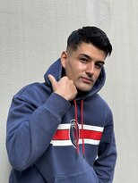 メリケンバーバーショップ フクオカ(MERICAN BARBERSHOP FUK)&nbsp;ビジネスメンズフェードかきあげ