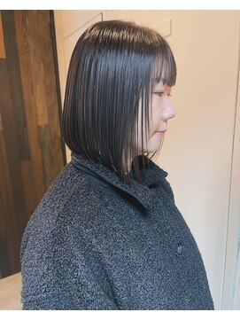 エトネ ヘアーサロン 仙台駅前(eTONe hair salon) ［ eTONe ］内にまとまる bob
