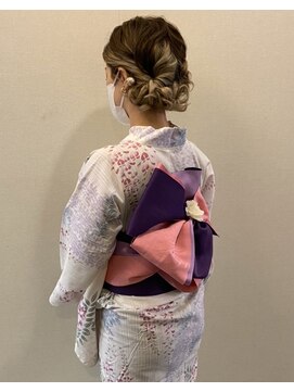 ヘアーメイク ナユタ(hair make nayuta) くるくるまとめ髪