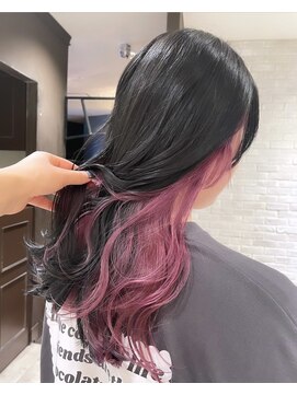 トゥイン 八王子(TWIN) インナーカラー/ブリーチ/ピンクカラー/八王子/韓国/髪質改善