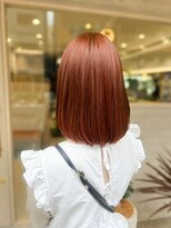 シュク 高円寺(SYUK)&nbsp;kanna【高円寺 中野】ロブヘア/ミディ/オレンジ/ブリーチなしW