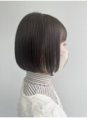ミニボブ×オリーブグレー
