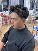 パーマするとかっこよさ倍増【スパイキーパーマ】