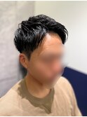 ツーブロアップバング