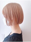 say.重政内巻きボブ　ハイトーン　ボブ　ミニボブ　ショートボブ