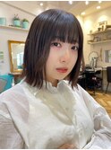 ボブ　縮毛矯正　髪質改善