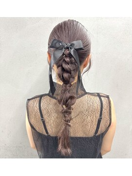 タグ(#tag) #編み下ろしポニー