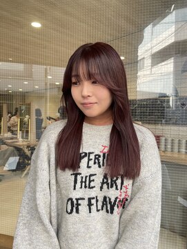 パーク(PAAQ) 【藤沢haru】ワインレッド/レイヤーカット