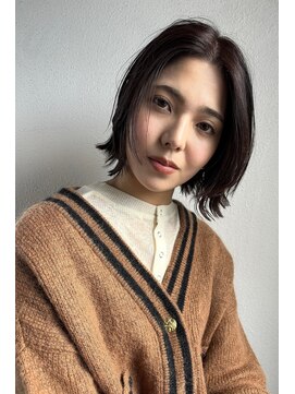 スリー スタンド(THREE STAND) ボブレイヤー×モノトーンラベンダー