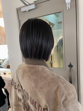 キャンバス バイ ネオリーブ 横浜西口(Canvas by neo.) 切りっぱなしボブ ぷつっとボブ まとまるボブ sn