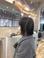 ルーク バイ ヘアーポケット(Luke by hair pocket)&nbsp;切りっぱなしボブとワイドバング