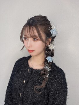 ファンド 千葉(fand) ヘアセット/編み下ろしヘア/千葉/MANAMI