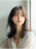 【韓国・ハイレイヤー】 髪質改善 仙台 ベージュブラウン