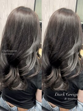 ラフィット 香椎(lafit) 透明感と立体感を叶える◎ハイレイヤー × ダークグレージュ