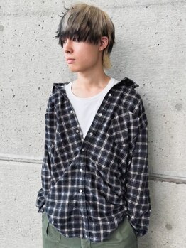 ユイマァルスロウ(YUIMARL SLOW)の写真/【倉敷駅徒歩6分】《メンズサロン》あなたに似合うデザインカラー/ハイライト/ダブルカラーをご提案!