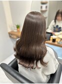 水素髪質改善シフォンブラウン＊飛田愛希