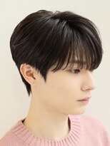 アズ ワン(AS ONE)&nbsp;シースルーマッシュ韓国ヘアカルマパーマ韓国マッシュ黒髪