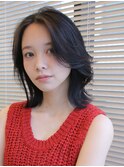 春夏結べるレイヤーボブ前髪なしかきあげボブ
